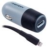 Ventev 20W USB C PD Car Charger and C to Apple Lightning Cable, Dark Gray CC20-CL257361